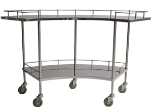 不銹鋼扇形手術(shù)器械臺（B111、B114）